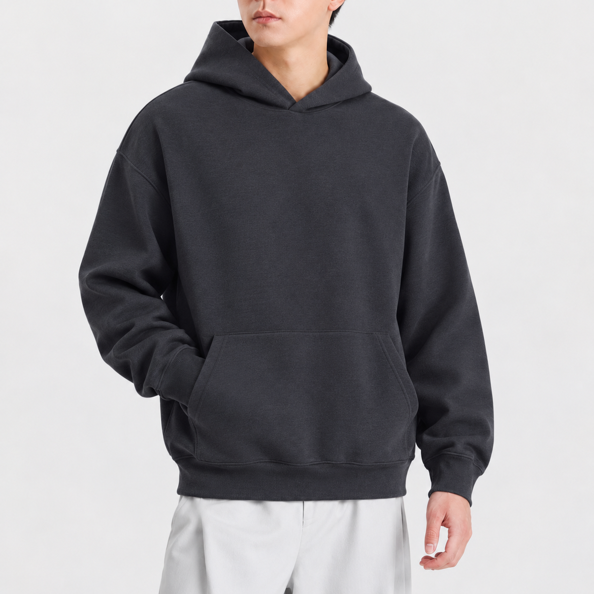 Hernan Heavyweight Hoodie - Dark Gray