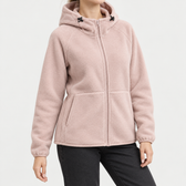 Rosanne Hooded Fleece Jacket - Pink