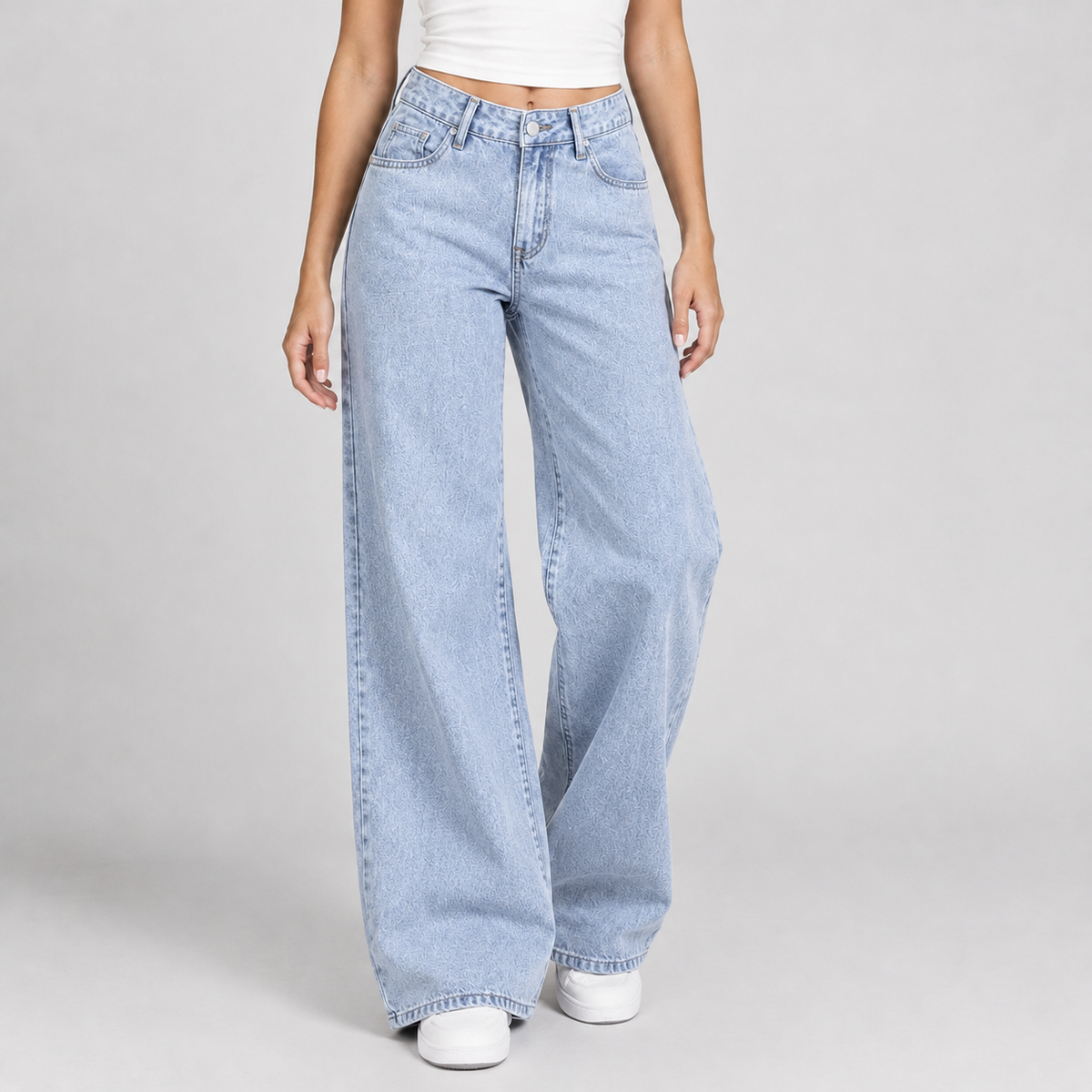 Montserrat High Rise Jeans - Light Blue