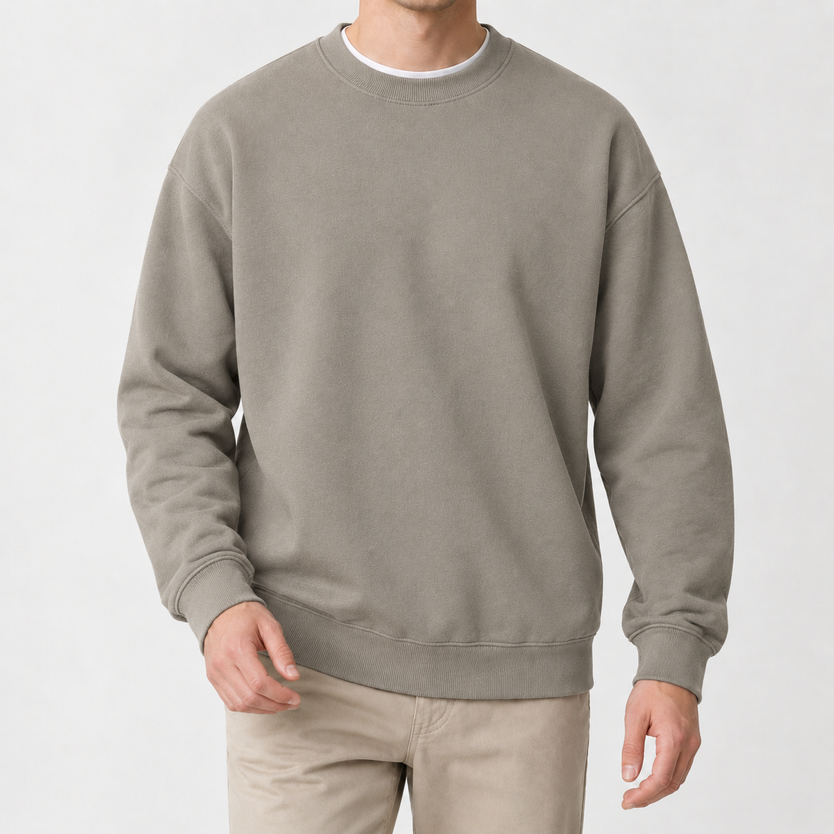 Pascal Crewneck Sweatshirt - Khaki
