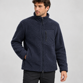Jean Stand Collar Jacket - Navy Blue