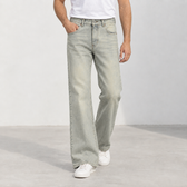 Romano Flared Jeans - Washed Beige