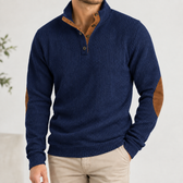 Carter Ribbed Sweater - Blue