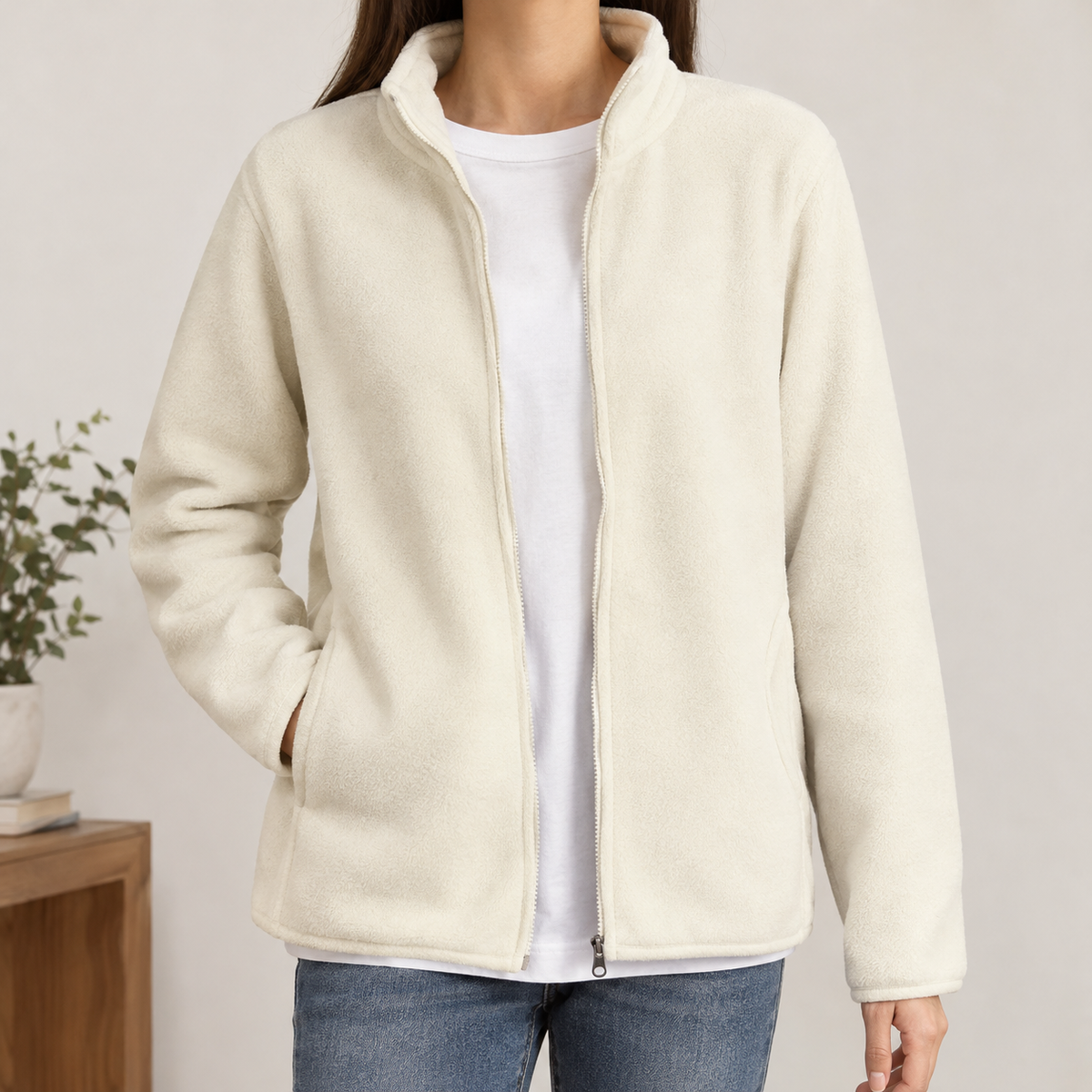 Augustin Cashmere Jacket - White