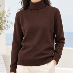 Brown High Collar All-in-one