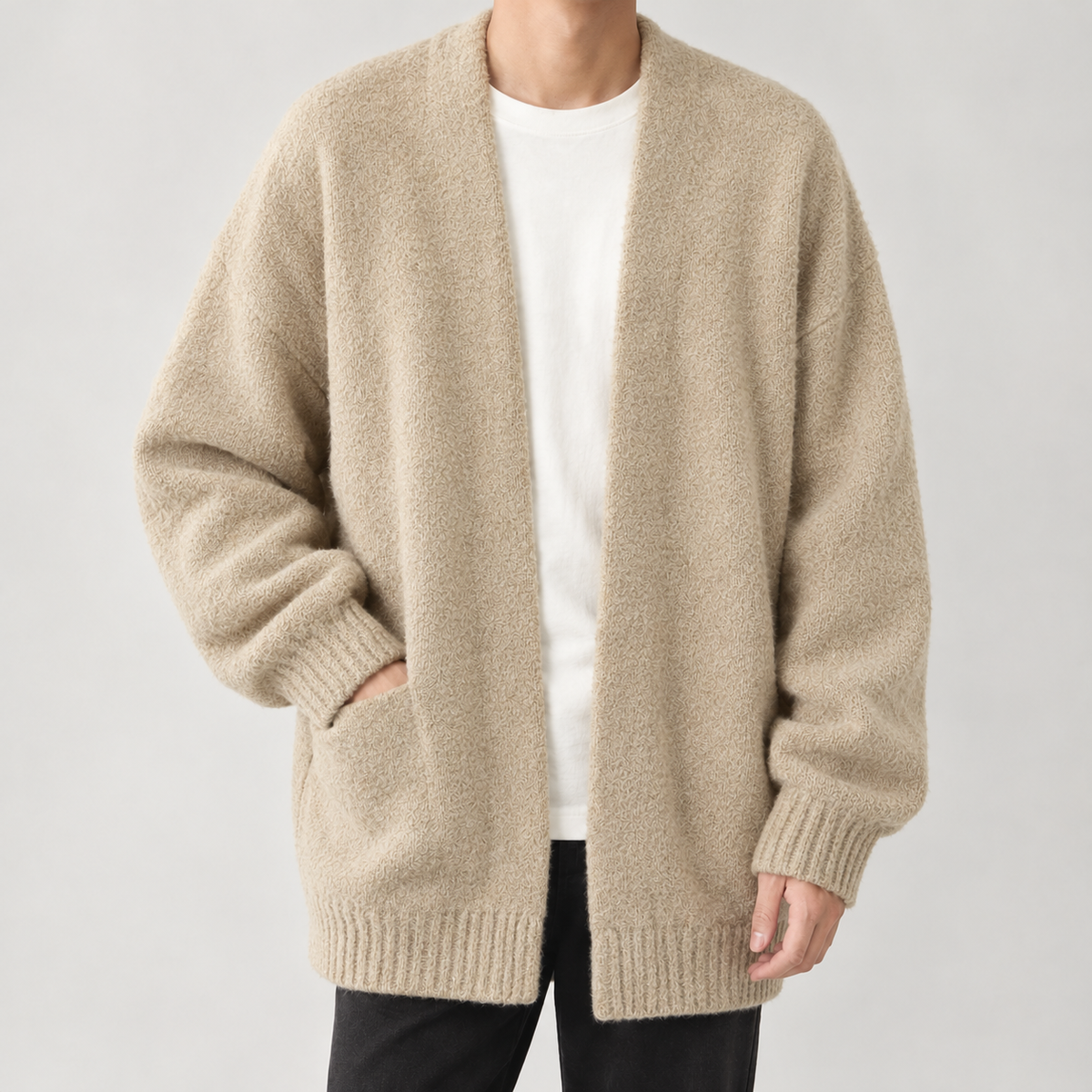 Attilio Open Front Cardigan - Card