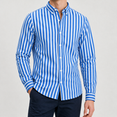 Hippolyte Striped Shirt - Aqua