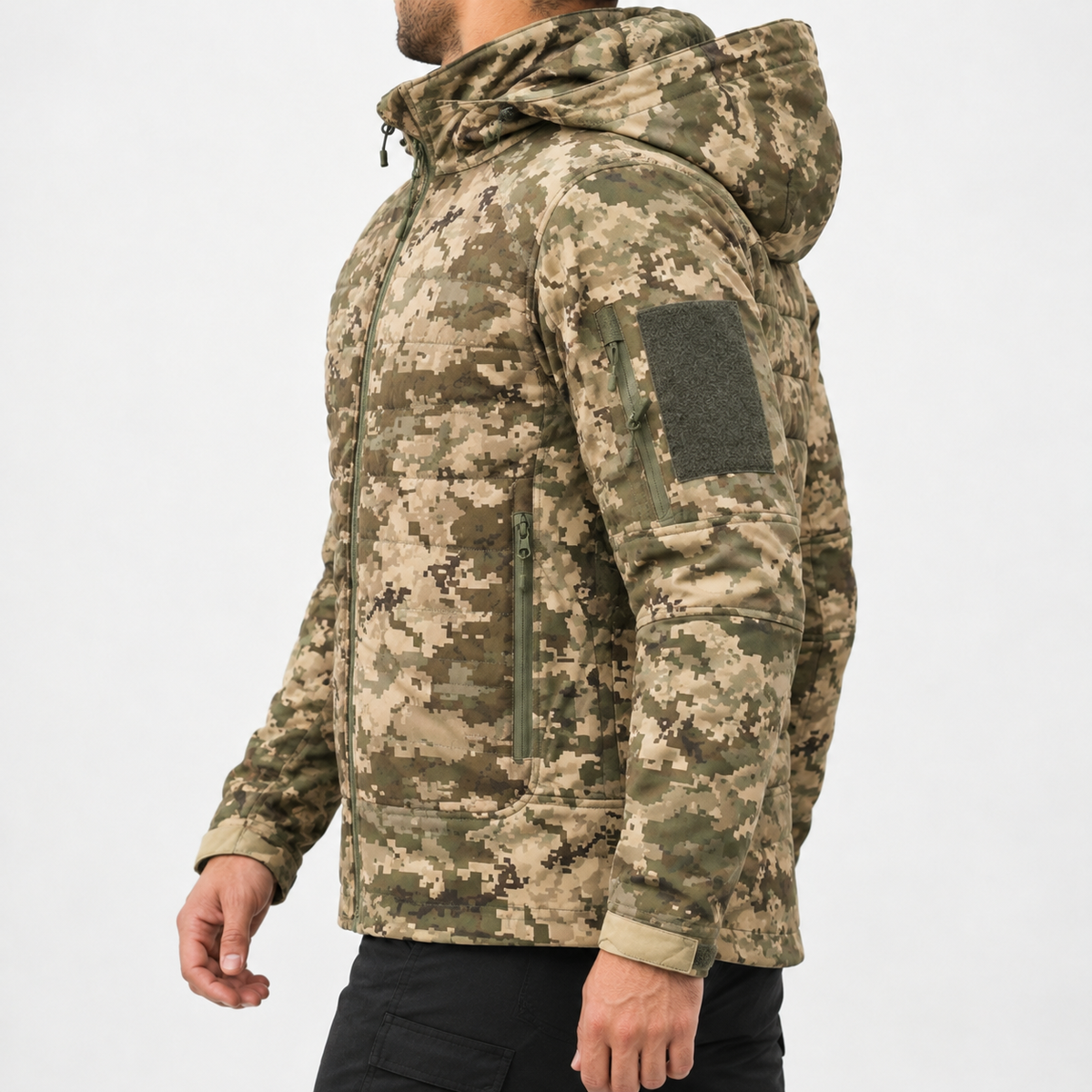 Franco Quilted Utility Jacket - Ukrainian Camouflage