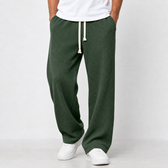 Ramsey Wide Leg Pants - Dark Green