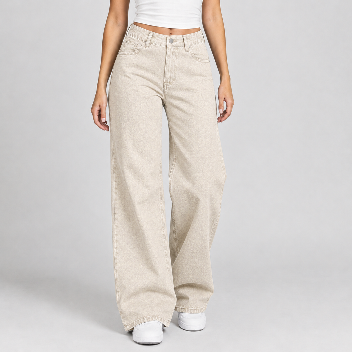 Montserrat High Rise Jeans - Khaki