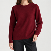 Ferdinanda Crew Neck Sweater - Vintage Red