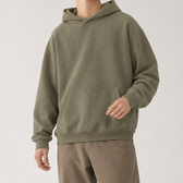 Giorgio Oversized Hoodie - Fog Gray Green