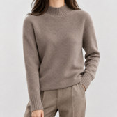Laure Cashmere Sweater - Raw Camel