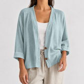 Calixte Relaxed Cardigan - Light Blue
