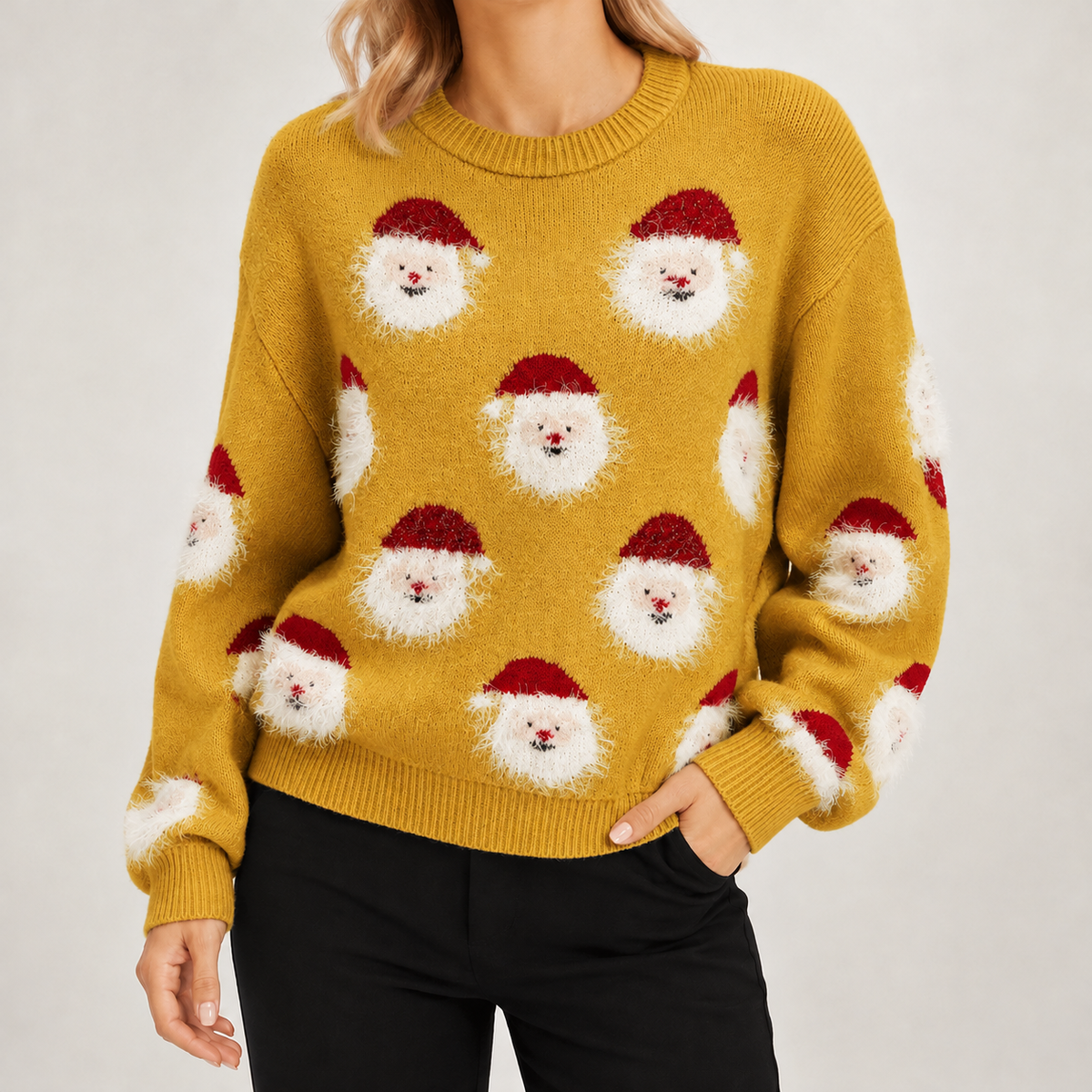 Calista Santa Sweater - Gold
