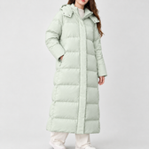 Hafdis Hooded Puffer Coat - Maca Green