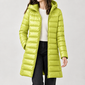 Catarina Cashmere Puffer Jacket - Fruit Green