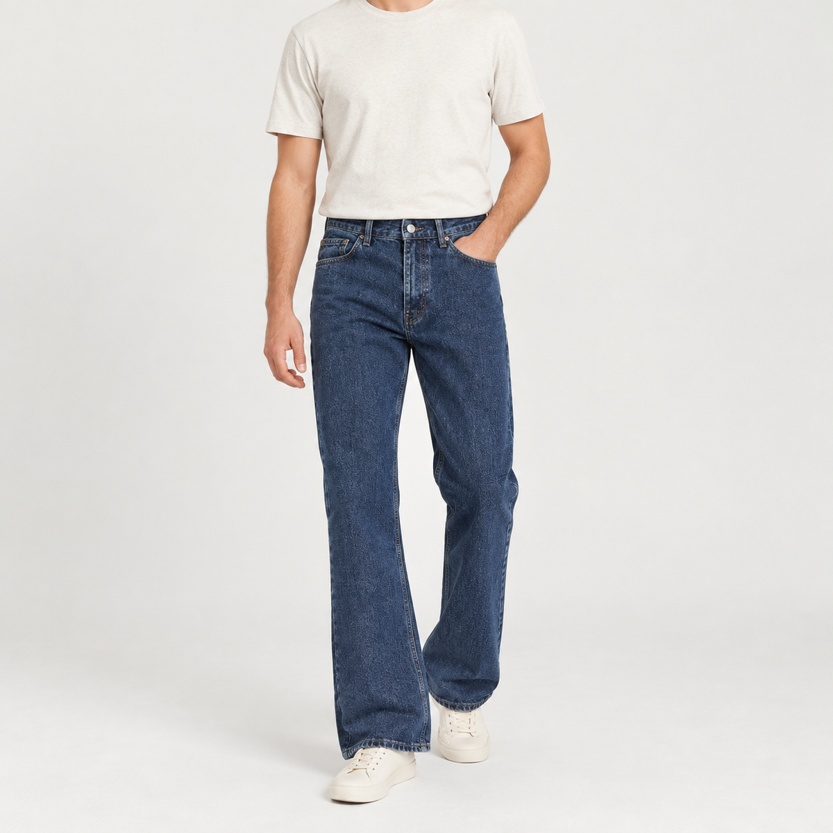 Vito Flared Jeans - Dark Blue